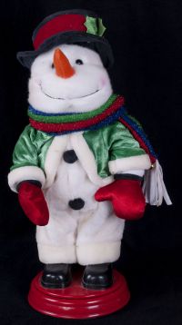 Gemmy SNOWMAN Singing Animated Christmas Shake Your Groove Thing Display VI
